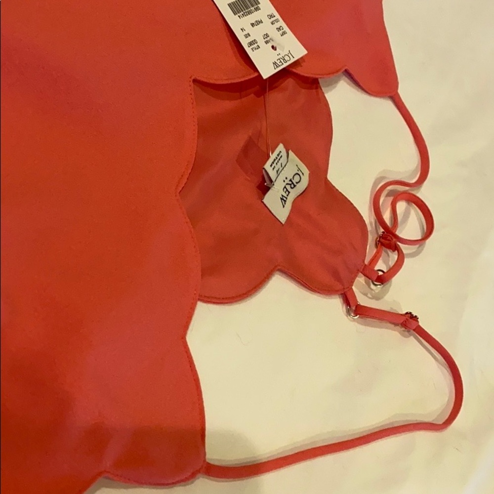 J. Crew, NWT scalloped cami, size 14
